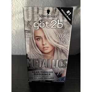 Schwarzkopf Got2b Metallics M71 Metallic Silver Permanent Color